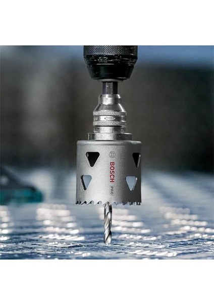 1 x Pro Multi Malzeme Delik Testeresi (Yumuşak Ahşap, Alçıpan Duvar Için, Ø 79 Mm, Profesyonel