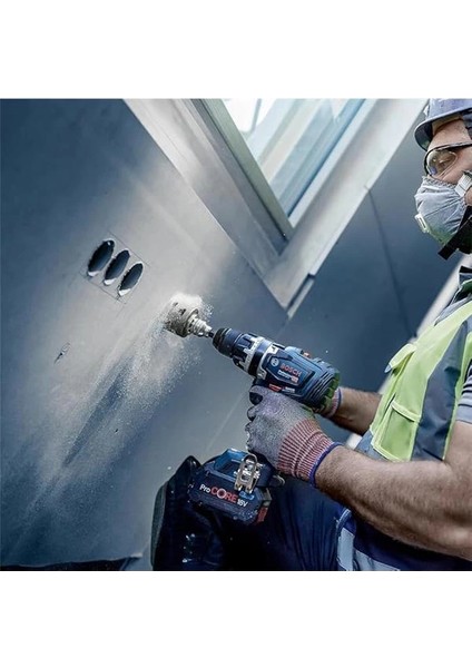 1 x Pro Multi Malzeme Delik Testeresi (Yumuşak Ahşap, Alçıpan Duvar Için, Ø 79 Mm, Profesyonel