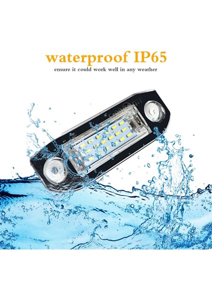 2pcs Beyaz LED Işık Hatası Volvo S80 XC90 S40 V60 XC60 S60 C70 V50 XC70 V70 Için (Yurt Dışından) fırsatları