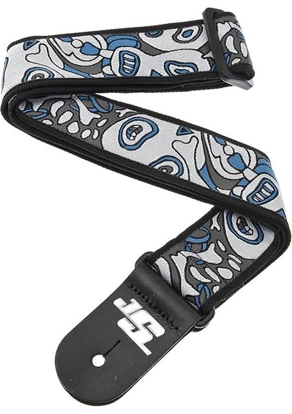 Planet Waves 50JS01 Gewebegurt Nylongewebe Joe Satriani Collection Skulls