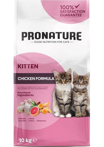 Yavru Kedi Maması Tavuk ve Pirinçli 10 kg