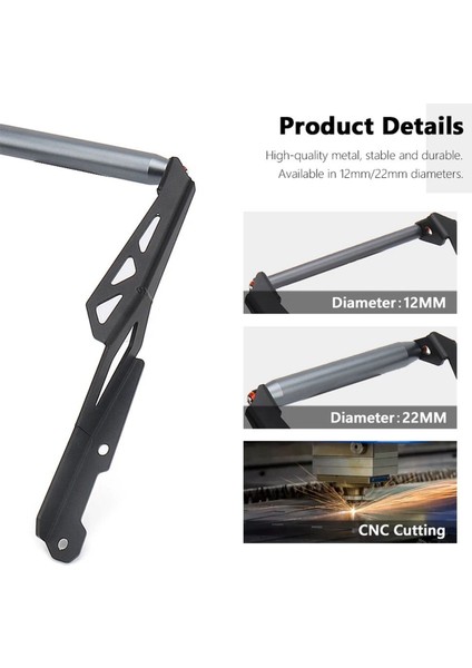 Motosiklet Aksesuarları Telefon Tutucu Destek Gps Navigasyon Braketi 22MM Cfmoto 800 mt 800MT 800MT 2023 (Yurt Dışından) fırsatları