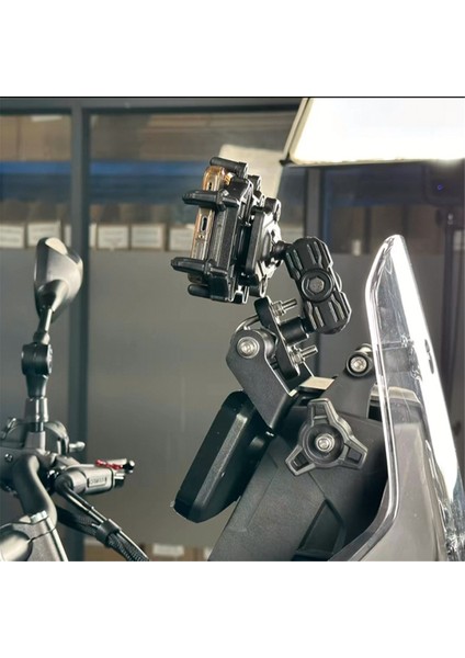 Motosiklet Cep Telefonu Tutucu Gps Navigasyon Montajı Uzatma Braketi Cfmoto 450MT MT450 Aksesuarlar (Yurt Dışından) fırsatları