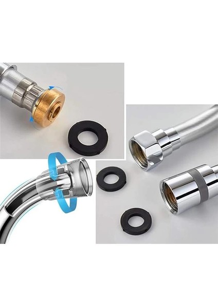 Gri Paslanmaz Kopmaz Patlamaz Kaliteli Pvc Duş Hortumu - Yüksek Kaliteli Lüx Duş Spirali - Tüm fiyatları