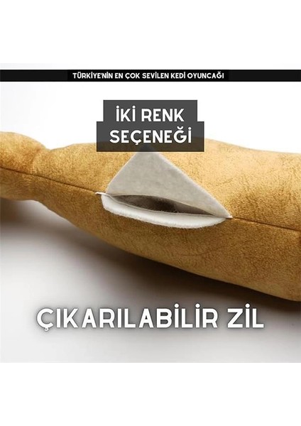 Matatabi - Fısh (24X11CM) Bol Sesli, Bol Kokulu Kedi Oyuncağı (Golden) fırsatları