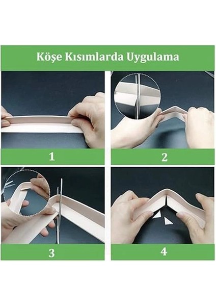 Sızdırmazlık Bandı Lavabo Bantı Banyo Mutfak Lavabo Küvet Duş Teknesi Su Geçirmez Kenar modelleri