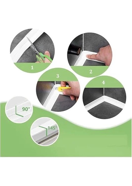 Sızdırmazlık Bandı Lavabo Bantı Banyo Mutfak Lavabo Küvet Duş Teknesi Su Geçirmez Kenar fırsatları