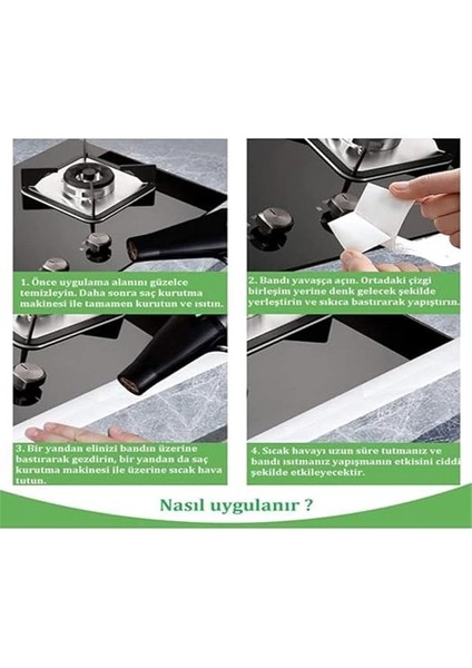 Sızdırmazlık Bandı Lavabo Bantı Banyo Mutfak Lavabo Küvet Duş Teknesi Su Geçirmez Kenar