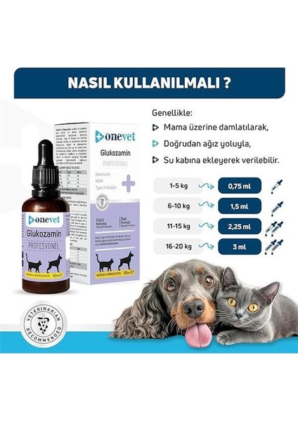 Glukozamin Damla 50 ml Kedi ve Köpekler Için Eklem ve Kıkırdak Sağlığı Destekleyici indirimleri