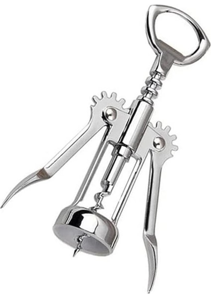 Paslanmaz Çelik Tirbuşon Konserve, Mantar Kapak Şarap Açacağı, Standart