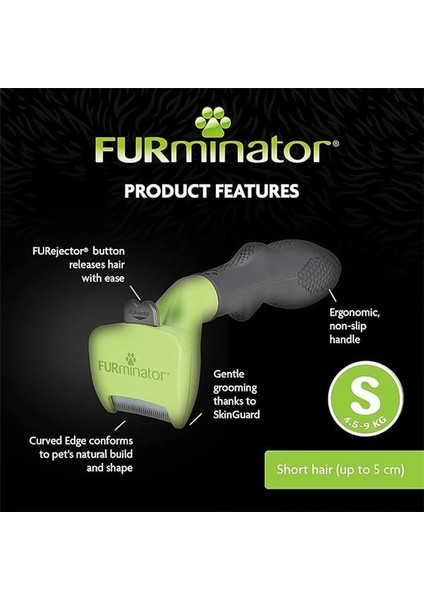 Furminator Kisa Tüylü Köpekler Için - Small indirimleri