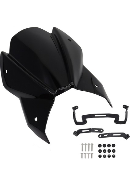 Suzuki GSX-S950 GSX-S1000 2021 2022 2023 Için Motosiklet Ön Ekran Rüzgar Kalkanı Ön Cam Aksesuarları, Siyah (Yurt Dışından)