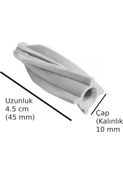 Plastik Ytong Gaz Beton Dübeli Yutong Dubel 6 Adet modelleri