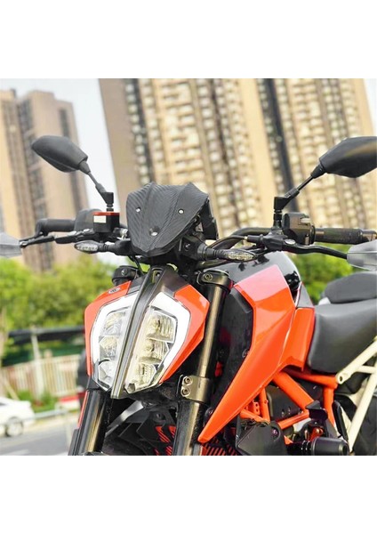 Duke 390 125 DUKE390 DUKE125 2024 Ön Rüzgar Deflektörü Siyah (Yurt Dışından) fırsatları