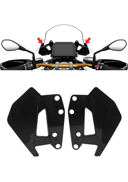 Bmw R1300GS Kupası Için Motosiklet Yan Rüzgar Deflektörü Cam Ön Cam Spoleri Kupa Üçlü Siyah R1300GS 2024+ (Yurt Dışından) fiyatları