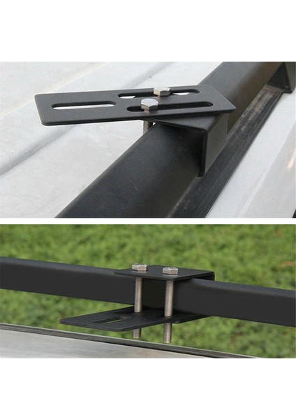 2pc Evrensel LED Işık Çubuğu Çatı Rafı Montaj Braketi Suv&#39;lar ve Off-Road Araçları Için-Drıll Montajı (Yurt Dışından) fırsatları