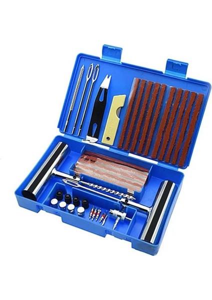 Otomatik Lastik Onarım Seti Delinme Onarım Araçları Araba Van Motosiklet Bisiklet Acil Durum Ağır Tubeless Lastik Onarım Perçin Seti (Yurt Dışından)