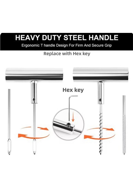 Otomatik Lastik Onarım Seti Delinme Onarım Araçları Araba Van Motosiklet Bisiklet Acil Durum Ağır Tubeless Lastik Onarım Perçin Seti (Yurt Dışından) fırsatları