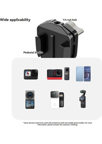 Motosiklet Ön Cam Klipsi Alüminyum Alaşım Montajı Gopro Kahraman 12 INSTA360 X3 Action 3 4 Kamera Aksesuarları Stil B (Yurt Dışından)