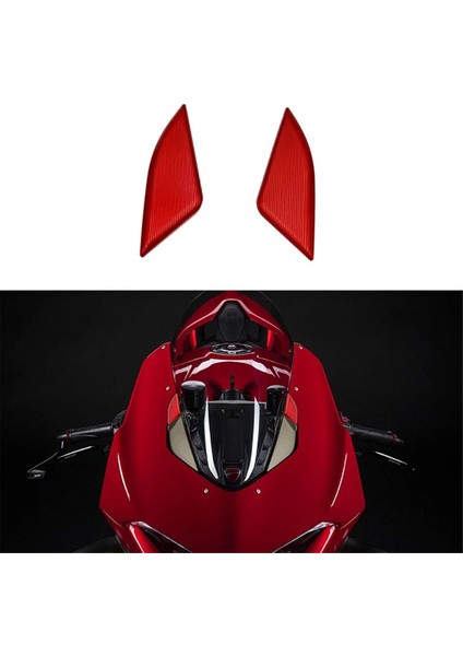 Ducati Panigale V2 V4 V4S V4R 2018-2024 Aksesuarlar Için Motosiklet Dikizli Blok Kapalı Plakalar Kırmızı (Yurt Dışından) fiyatları