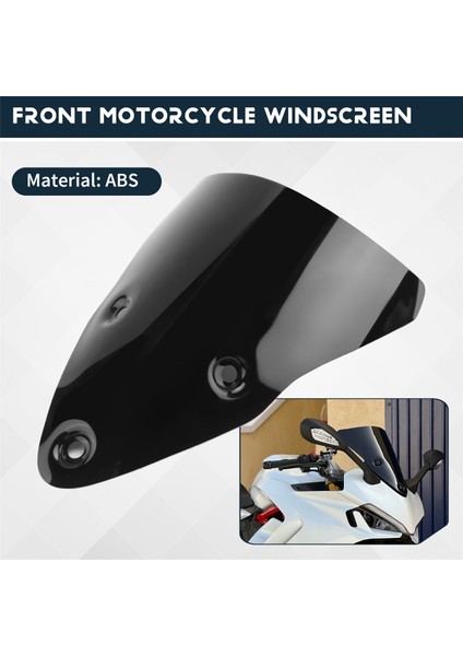 Ducati Için Motosiklet Ön Cam Camı 939 950 Supersport 939S 950S Süper Spor S Refit Siyah Rüzgar 2017-2022, Siyah (Yurt Dışından) fırsatları