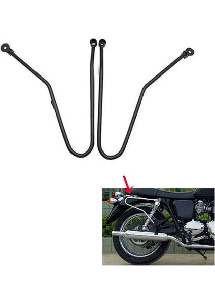 Motosiklet Pannier Rail Saddlebag Destekleri Triumph Bonneville T120 T100 Thruxton 1200 Street Twin/cup 2016-2022 (Yurt Dışından) indirimleri