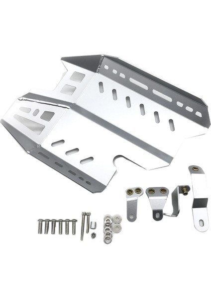 Honda CB500X Için Cb 500X CB400X 2019 2020 2021 Motosiklet Motor Koruma Kapak Şasisi Koruma Plakası Altında Gümüş (Yurt Dışından)