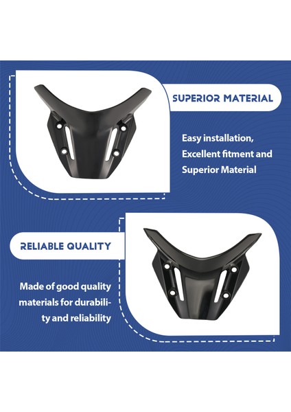 Yamaha MT09 FZ09 Mt-09 Fz-09 2021-2022 Motosiklet Ön Cam Ön Cam Deflektörü Kapak Rüzgar Ekranı Siyah (Yurt Dışından) indirimleri