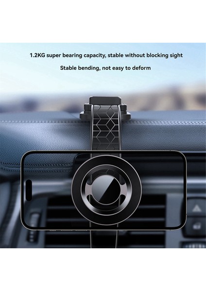 Araba Telefon Tutucu Magsafe Manyetik Güçlü Çubuk Gösterim Paneli Sabit Katlanır Araç Navigasyon Tutucu (Yurt Dışından) modelleri