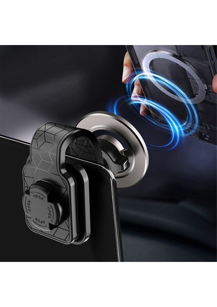 Araba Telefon Tutucu Magsafe Manyetik Güçlü Çubuk Gösterim Paneli Sabit Katlanır Araç Navigasyon Tutucu (Yurt Dışından) fırsatları