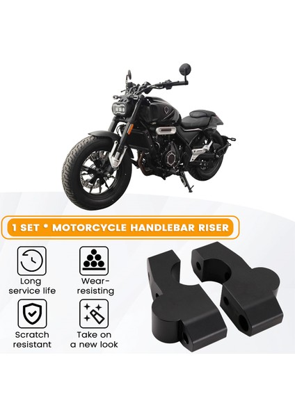 Motosiklet Aksesuarları Handoy Yükseltici Kelepçesi Kelepçesi Tutma Kelepçesi Çubuk Yükseklik Kaldırma Montajı Voge CU525 Cu 525 (Yurt Dışından) fırsatları