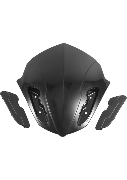 Yamaha Nvx 155 V1 / Aerox 155 / Nvx V2 2021 Siyah Için Motosiklet Ön Cam Ön Cam Vizörü Viser (Yurt Dışından)