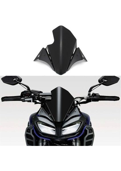 Yamaha Mt-09 MT09 2017-2020 Için Motosiklet Ön Cam Metal Hava Akışı Rüzgar Deflektörü (Yurt Dışından) modelleri