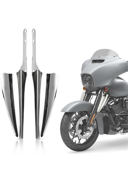 Harley Touring Road King Street Glide Electra Glide Cvo Flht Flhr Aksesuarları Için Motosiklet Mount Rüzgar Deflektörleri, A (Yurt Dışından) fiyatları