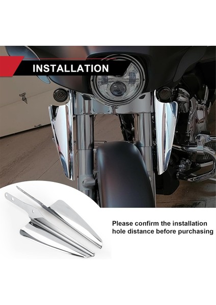 Harley Touring Road King Street Glide Electra Glide Cvo Flht Flhr Aksesuarları Için Motosiklet Mount Rüzgar Deflektörleri, A (Yurt Dışından) indirimleri