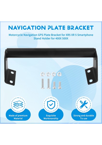 Motosiklet Navigasyon Gps Plaka Braketi Montana Xr5 Xr Xr 5 Akıllı Telefon Stand Tutucu Excelle 400X 500X (Yurt Dışından) fırsatları