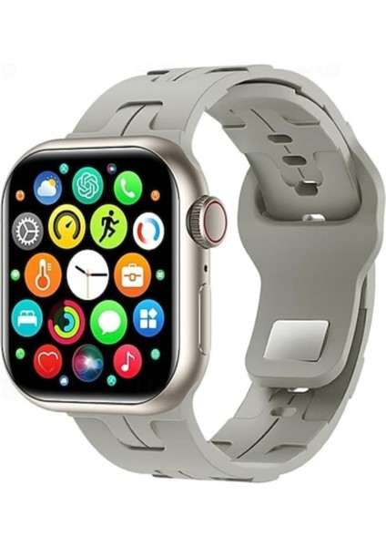 Watch Hk9 Mini Amoled Ekran Android Ios Harmonyos Uyumlu Akıllı Saat Gümüş