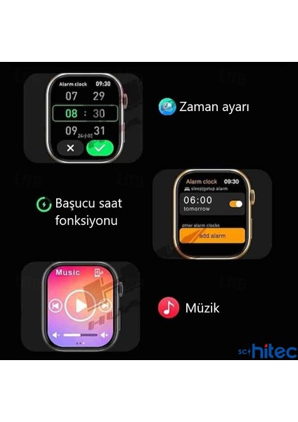 Watch Hk9 Mini Amoled Ekran Android Ios Harmonyos Uyumlu Akıllı Saat Gümüş fiyatları