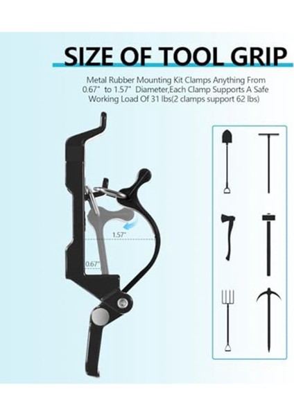 6 Adet Çatı Rafı Kepçe Rafı Kamyon Overland Dişli Çatı Rafı Aksesuarları 0,65 Inç Ila 1.55 Inç Çap (Yurt Dışından) modelleri