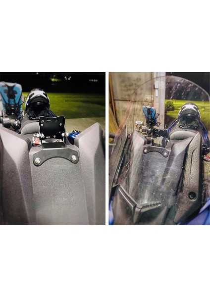 Yamaha Tmax 530 T-Max 530 2017-2019 Navigasyon Braketi Moun Aksesuarları Için Motosiklet Windscren Braket Telefon Tutucu (Yurt Dışından) indirimleri