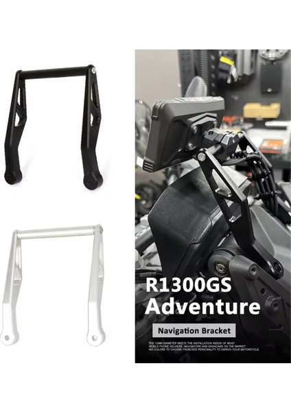 Motosiklet Navigasyon Braketi Gps Cep Telefon Tutucu Bmw R 1300GS R1300GS Macera 2023 2024- Gümüş (Yurt Dışından) fırsatları