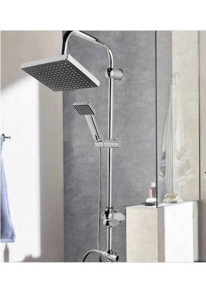 Fonksiyonel Duş Robotu Tepe Duş Seti Duş Başlığı Sistemi Seti Yağmurlama Duş Robotu modelleri