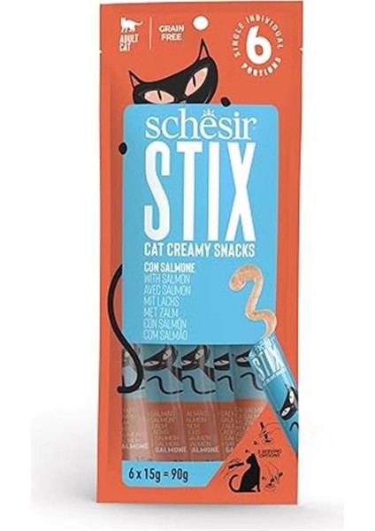 Stix Somonlu Krema Ödül Maması 6X15G