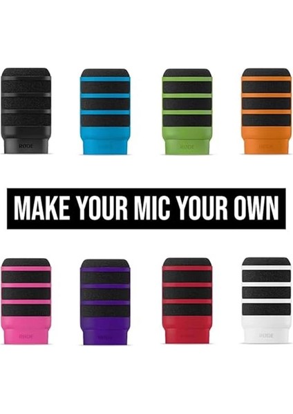 Røde WS14 Podmic ve Podmic USB Için Premium Pop Filtresi (Mavi)