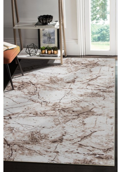 Yıkanabilir Kaymaz Tabanlı Kesme Rulo Halı, Kahve-Bej-Krem, Mavi Renk Seçenekleri modelleri