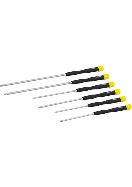 28219 6 Pc Long Reach Precision Screwdriver Set