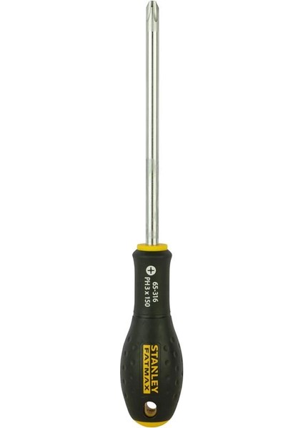 Stanley - Tornavida Phillips Ph3 150 mm Schwertlaenge Krom-Vanadyum Ergonomik Yumuşak Saplı