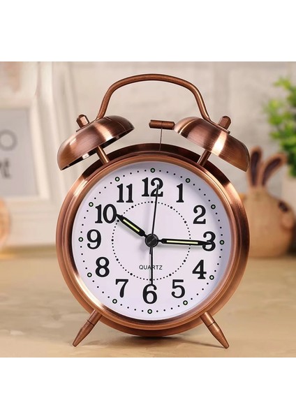 Metal Bakır Masa Saati