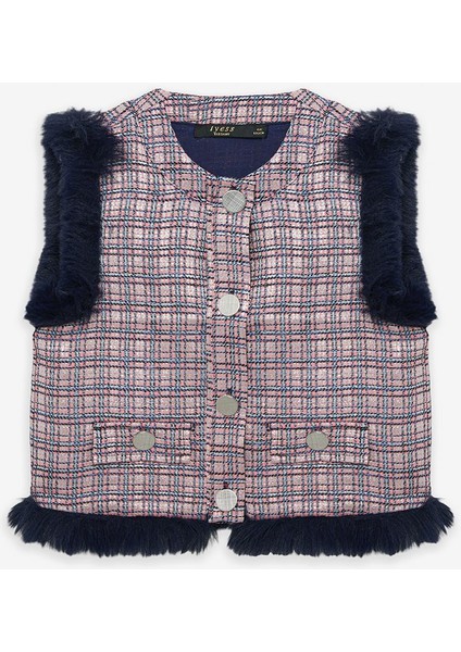 Bg Store Kız Çocuk Desenli Yelek