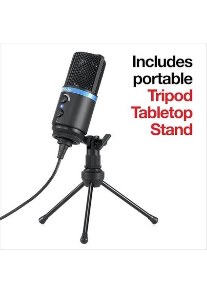 Irig Mic Studio - Black Ultra Portatif Büyük Diyafram Condanser Mikrofon (Ios indirimleri